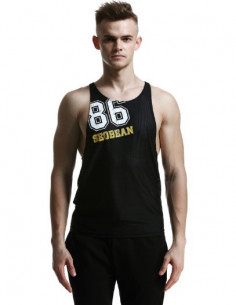 Майка чоловіча сітка Seobean 86 Black лот 369