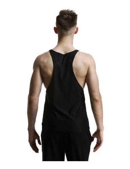 Мужская летняя майка сетка Seobean 86 Black лот 369