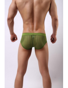 Эротические трусы для мужчин Holey Green лот 2037 2