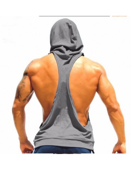 Безрукавка с капюшоном Skull Black лот 4027