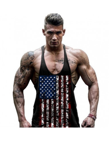 Спортивные майки USA Black лот 383