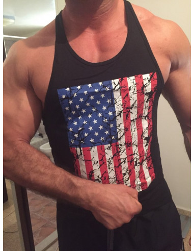 Спортивные майки USA Black лот 383