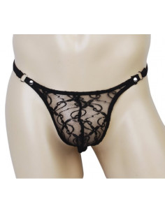 Стрінги червоні мереживні Black лот 2075