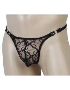 Стрінги червоні мереживні Black лот 2075 2