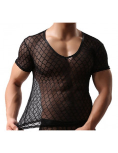 Майка чоловіча еротична Sexy Black лот 376