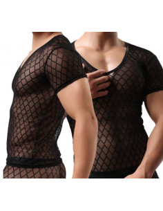 Майка чоловіча еротична Sexy Black лот 376 2