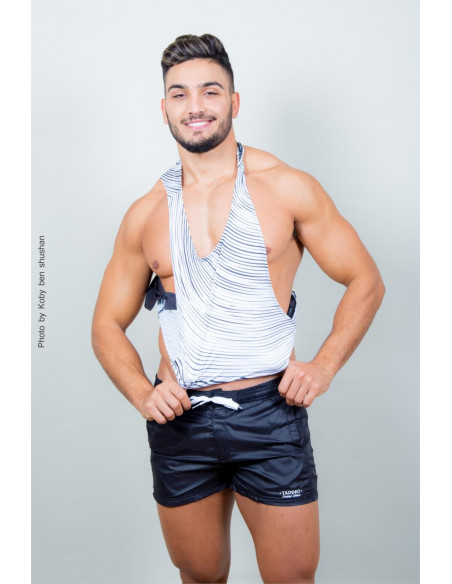 Майка мужская спортивная Taddlee White лот 355