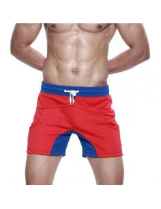 Шорты для тренажерного зала мужские Seobean Fitness Red лот 283 2