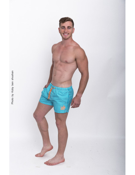 Короткие пляжные шорты Gailang Basic Ice Blue лот 3332