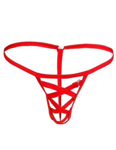 Бельё стринги эротическое для мужчин Tiku Red лот 2091
