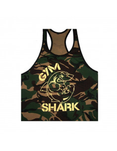 Майка спортивная камуфляжная Gym Shark лот 4040