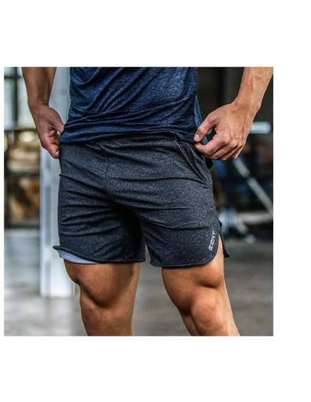 Шорты для спорта мужские ECHT Dark Gray лот 246