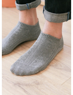 Носки в этно стиле короткие Gray лот BR017