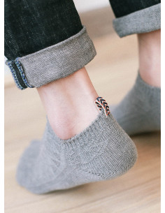 Носки в этно стиле короткие Gray лот BR017 2