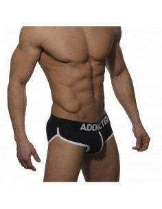 Чёрные трусы-брифы мужские Mix Black лот 401 2