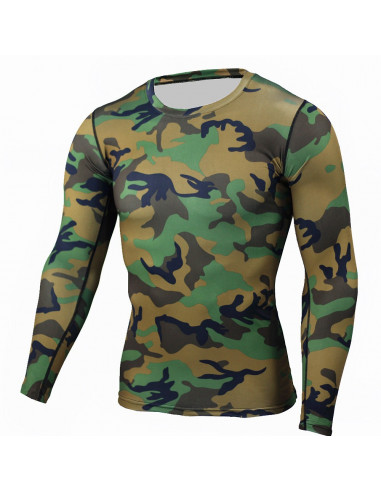 Рашгард камуфляжный Camo Green лот 4043