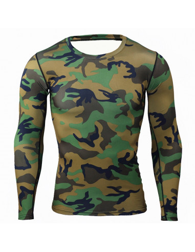 Рашгард камуфляжный Camo Green лот 4043