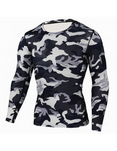 Рашгард для спорту Camo Gray лот 4044