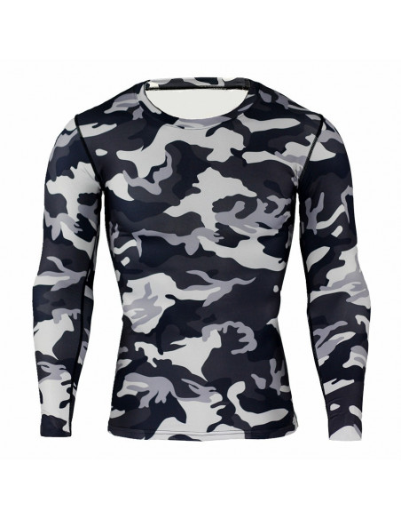 Рашгард для спорту Camo Gray лот 4044