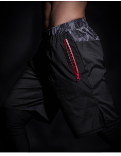 Шорты для спорта мужские EVS Black Camo лот 262