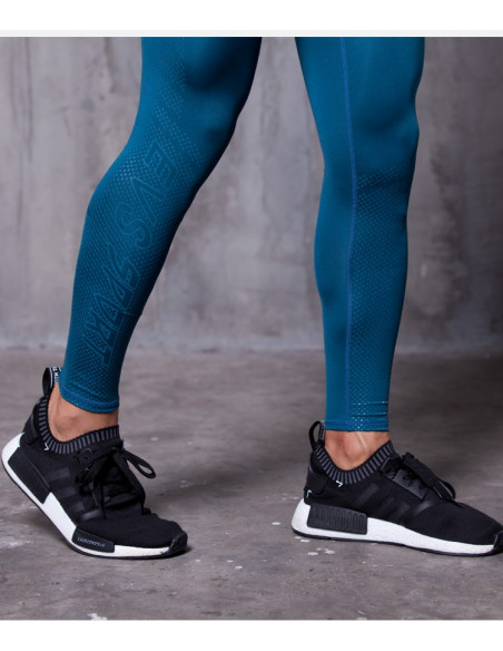 Лосины для спорта мужские EVS 3D Blue лот 1053