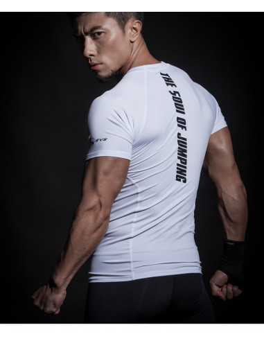 Футболка еластична для залу EVS Sport White лот 4046