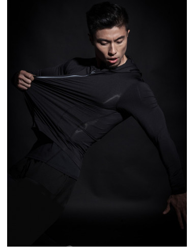 Кофта для спорта мужская EVS Sport Black лот 4049