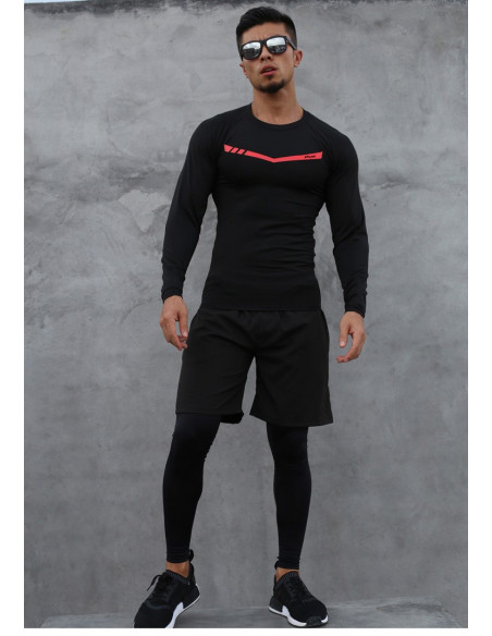 Кофта для спорта мужская EVS Sport Black лот 4049