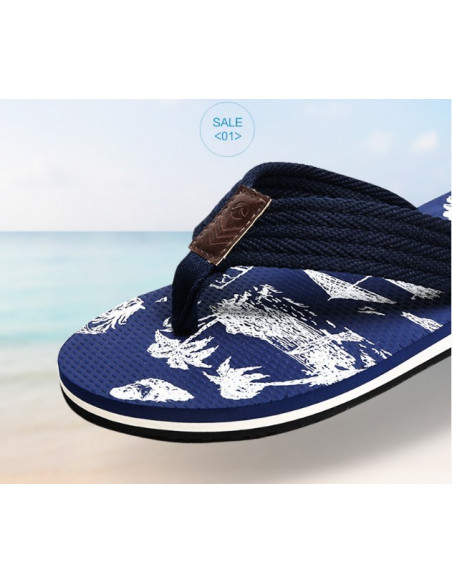 Мужские шлепки для пляжа Gailang Navy  лот SH006