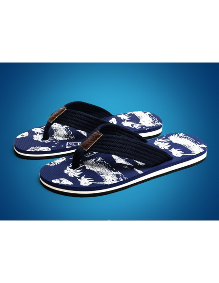 Мужские шлепки для пляжа Gailang Navy  лот SH006