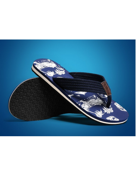 Мужские шлепки для пляжа Gailang Navy  лот SH006