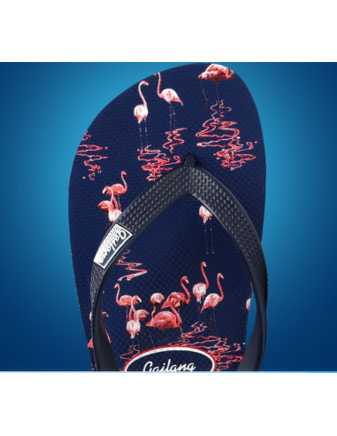 Стильные мужские шлепки Gailang Pink Flamingo лот SH007