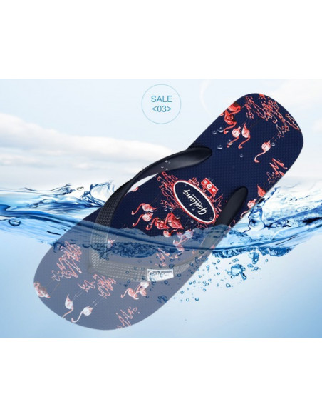 Стильные мужские шлепки Gailang Pink Flamingo лот SH007