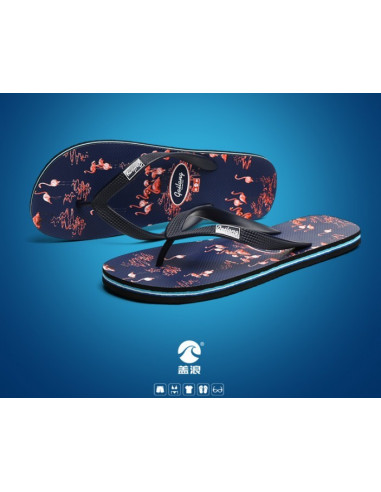 Стильные мужские шлепки Gailang Pink Flamingo лот SH007