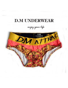 Трусы мужские розовые D.M.  лот 2113