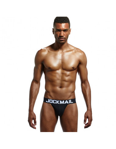 Черное мужское бельё Jockmail лот JM007