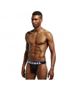 Черное мужское бельё Jockmail лот JM007 2