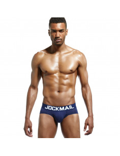 Тёмно-синие трусы мужские Jockmail лот JM028