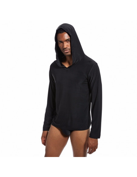 Кофта мужская с капюшоном для дома Black лот 864