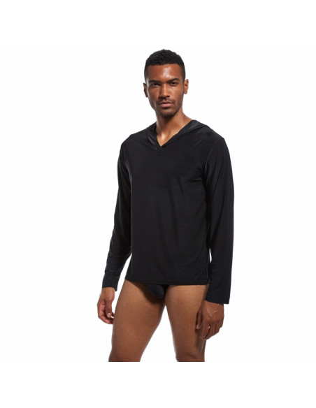 Кофта мужская с капюшоном для дома Black лот 864