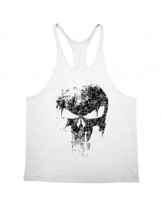 Майка с черепом белая Skull... 2