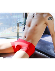 Трусы мужские боксеры бесшовные Silk Red лот 2132