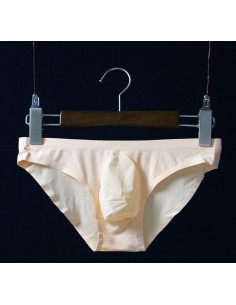 Бикини мужские бесшовные New Silk Bikini Biege лот 2135