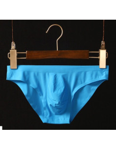 Бельё мужское бесшовные New Silk Bikini Blue лот 2136