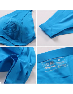 Бельё мужское бесшовные New Silk Bikini Blue лот 2136 2