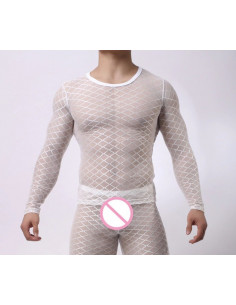 Чоловіча еротична кофта Sexy White лот 359