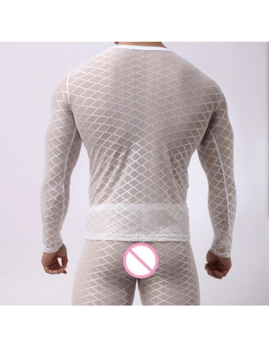 Мужская эротическая кофта Sexy White лот 359