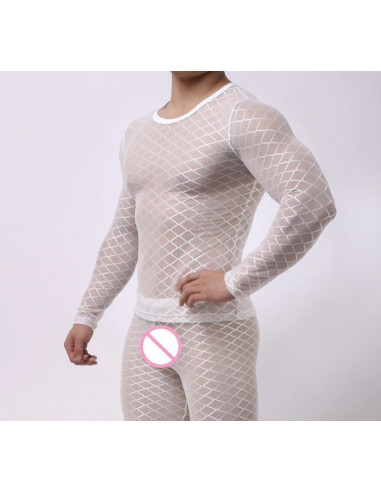 Мужская эротическая кофта Sexy White лот 359