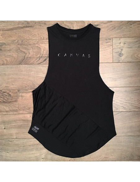 Безрукавка стильная чёрная Canvas лот 352