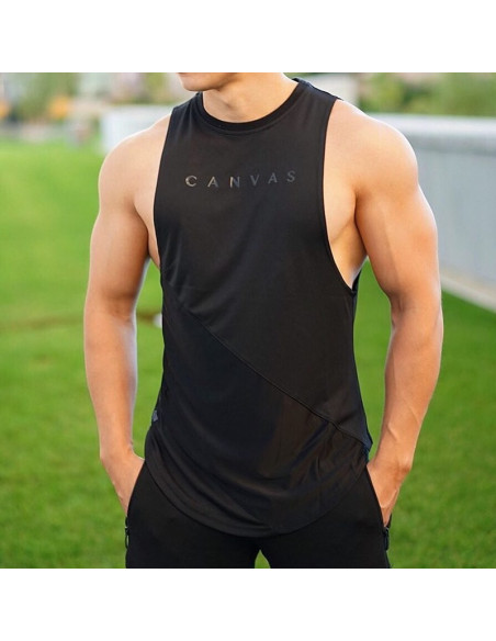 Безрукавка стильная чёрная Canvas лот 352